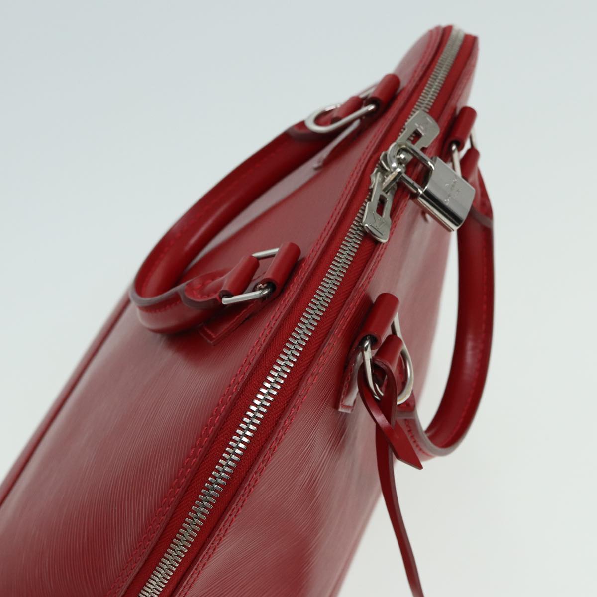 LOUIS VUITTON Epi Alma PM Hand Bag Red Car Mine M4058E LV 81057