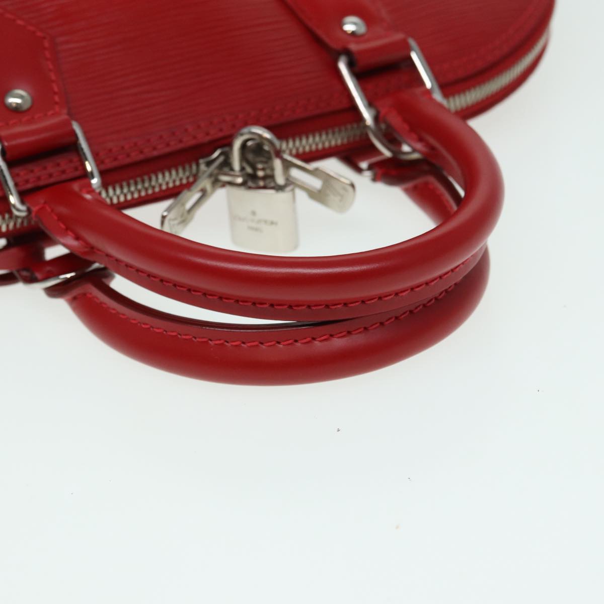 LOUIS VUITTON Epi Alma PM Hand Bag Red Car Mine M4058E LV 81057
