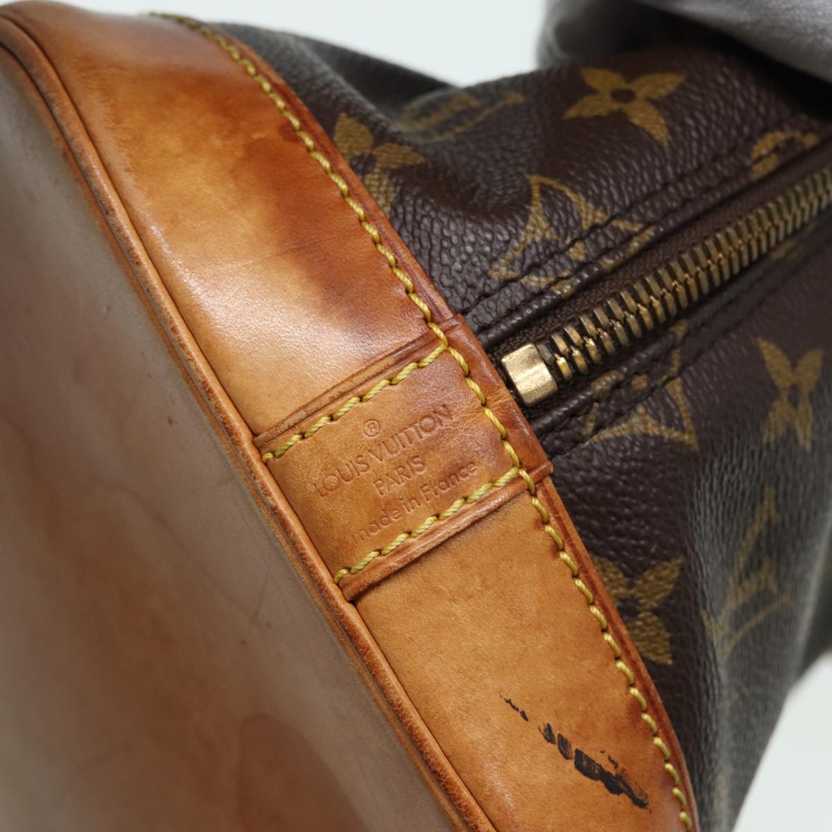 LOUIS VUITTON Monogram Alma Hand Bag M51130 LV 81058