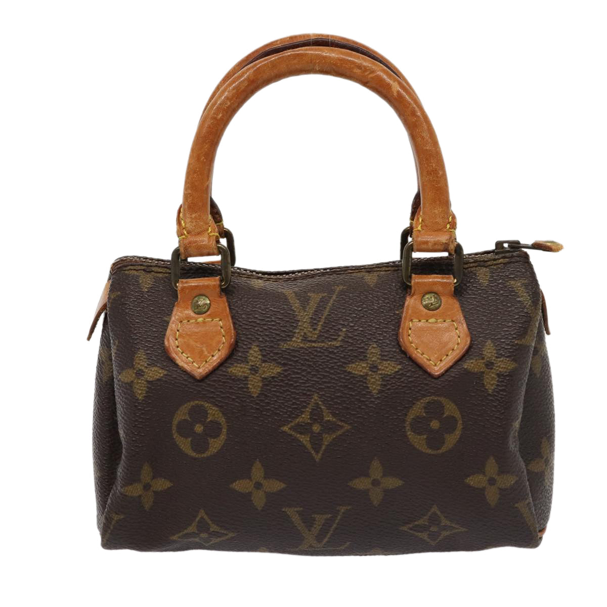 LOUIS VUITTON Monogram Mini Speedy Hand Bag M41534 LV 81062