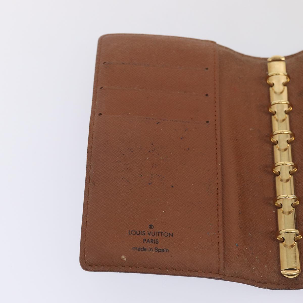 LOUIS VUITTON Monogram Agenda PM Day Planner Cover R20005 LV 81067