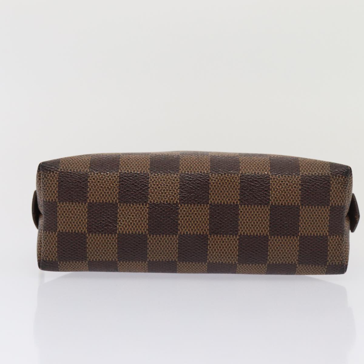 LOUIS VUITTON Damier Ebene Pochette Cosmetic PM Pouch N47516 LV 81069