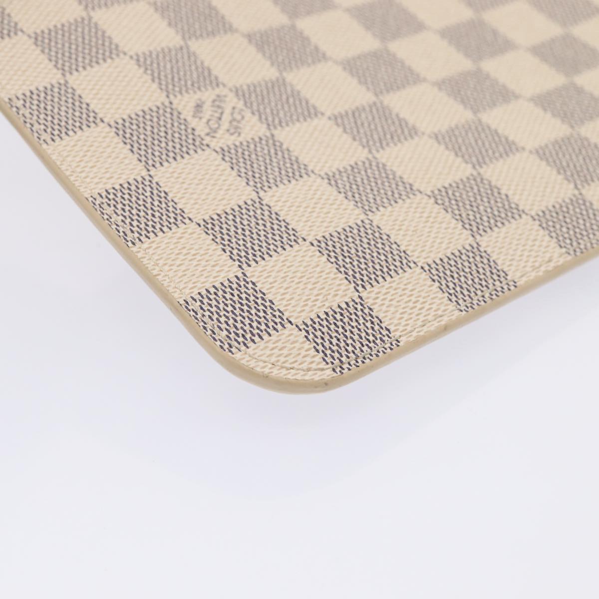 LOUIS VUITTON Damier Azur Neverfull MM Pouch Pouch LV 81073