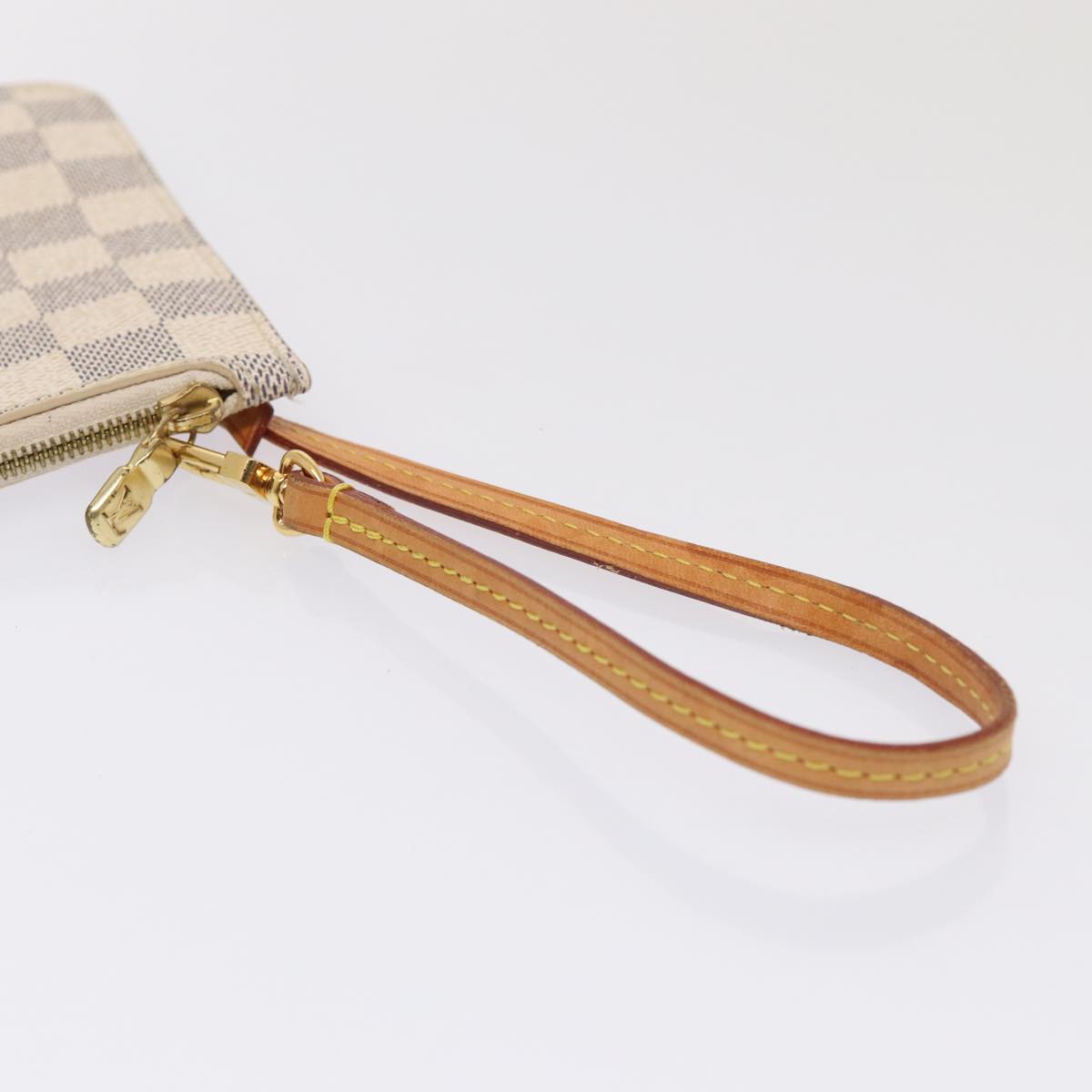 LOUIS VUITTON Damier Azur Neverfull MM Pouch Pouch LV 81073
