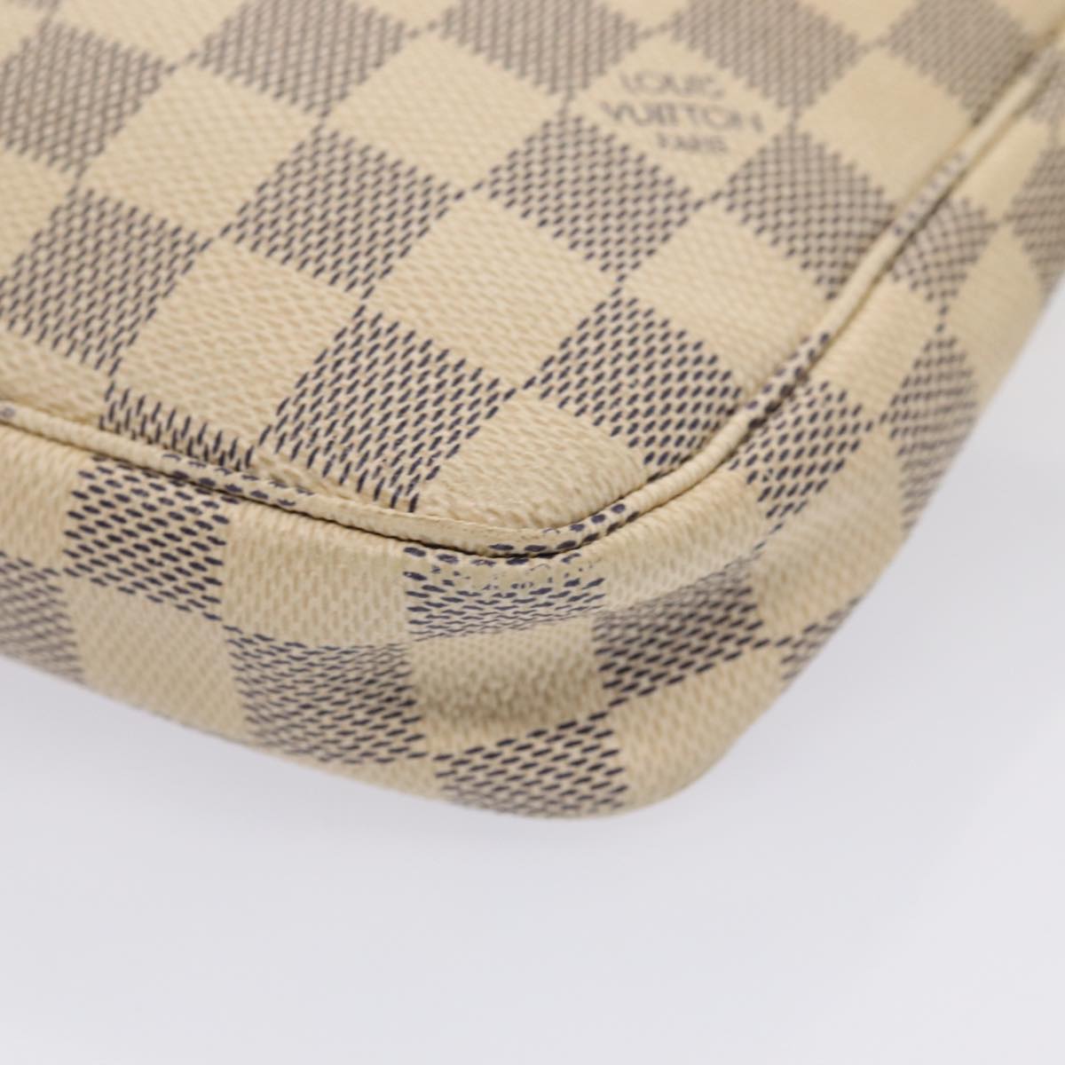 LOUIS VUITTON Damier Azur Pochette Accessoires Pouch N51986 LV 81074
