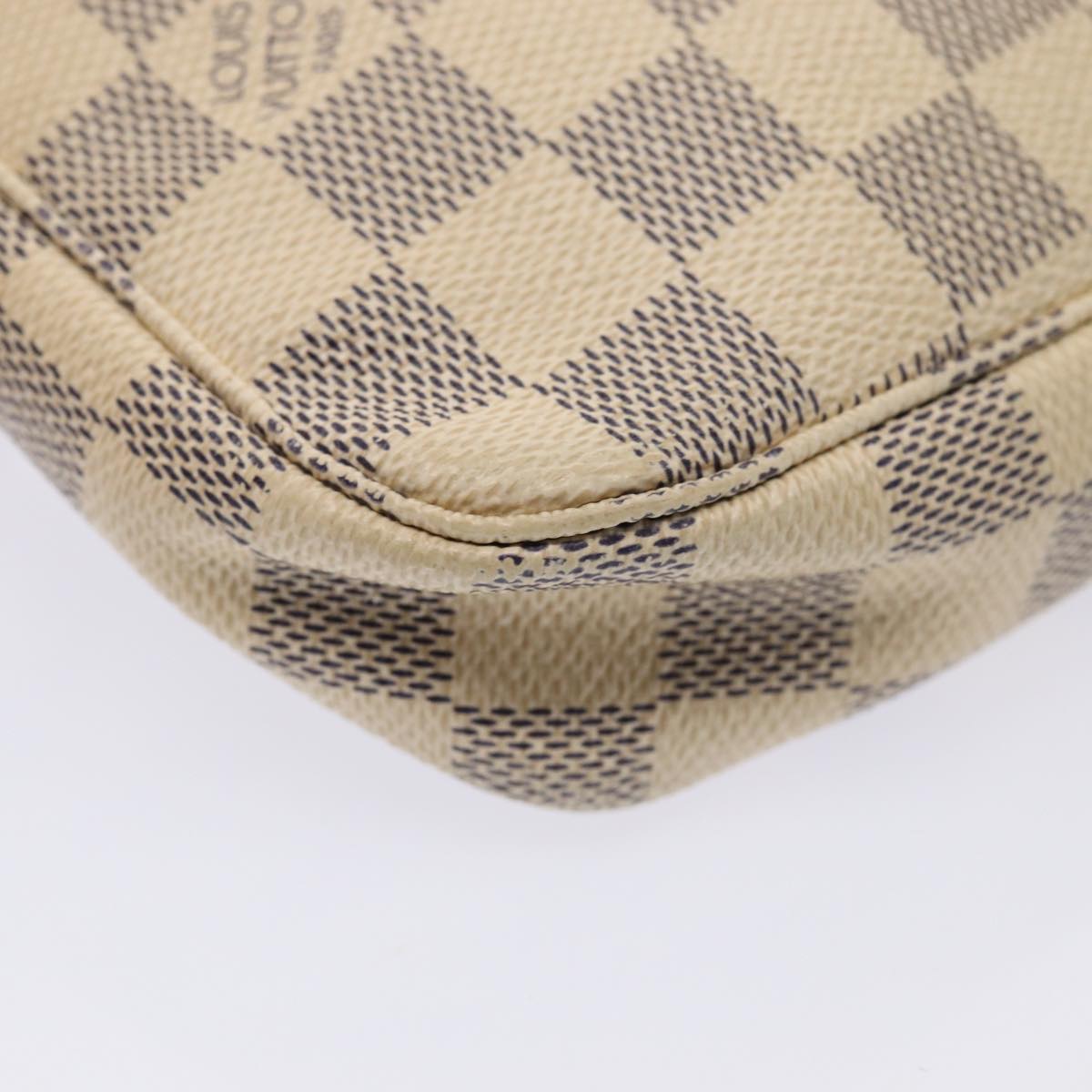 LOUIS VUITTON Damier Azur Pochette Accessoires Pouch N51986 LV 81074