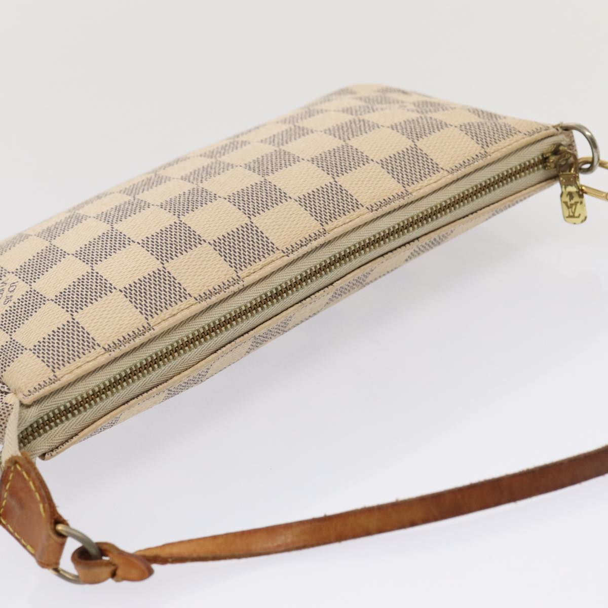 LOUIS VUITTON Damier Azur Pochette Accessoires Pouch N51986 LV 81074