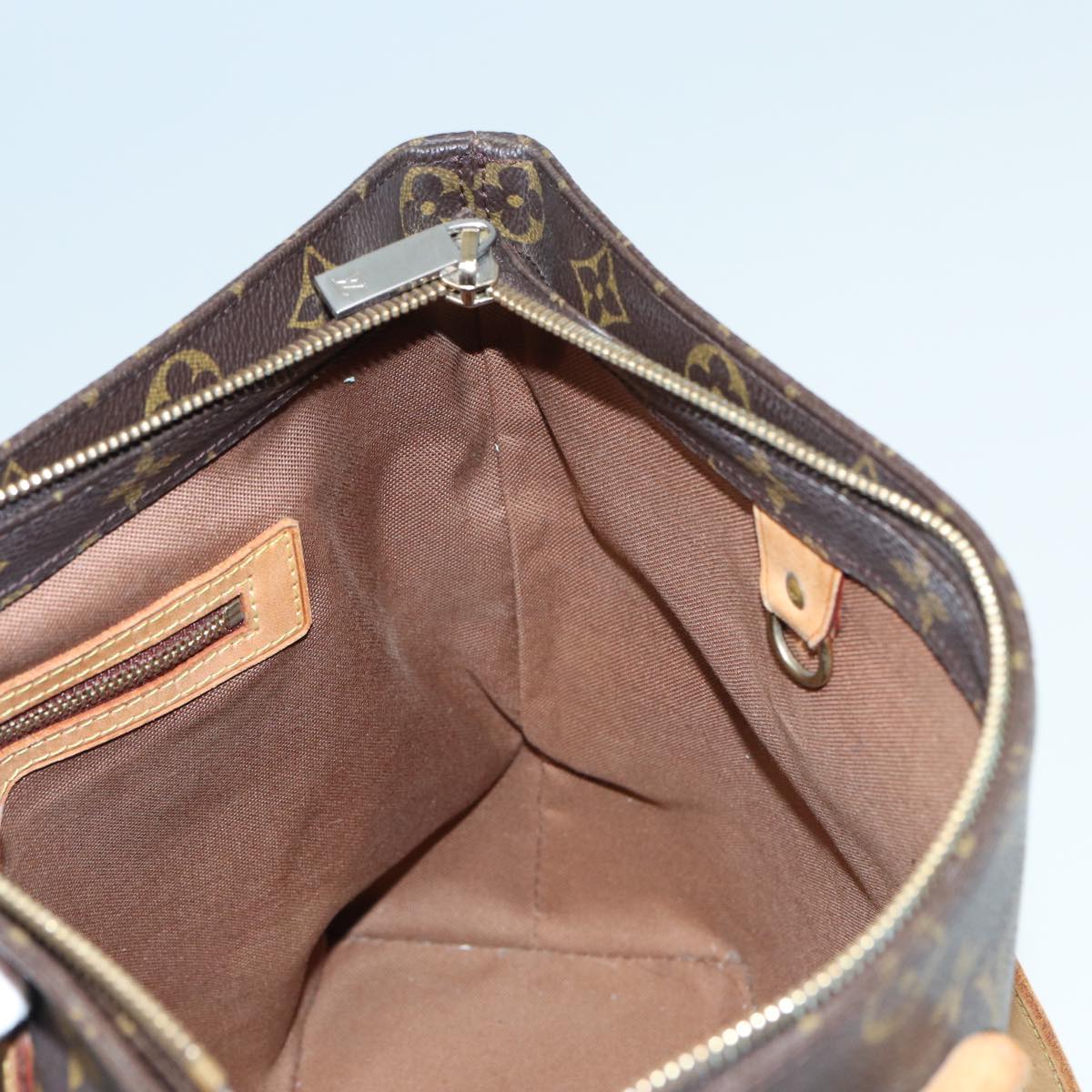LOUIS VUITTON Monogram Cabas Piano Tote Bag M51148 LV 81083