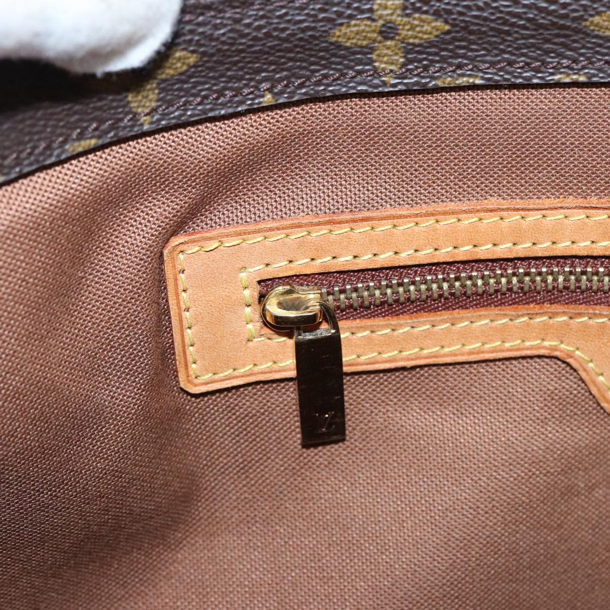 LOUIS VUITTON Monogram Cabas Piano Tote Bag M51148 LV 81083
