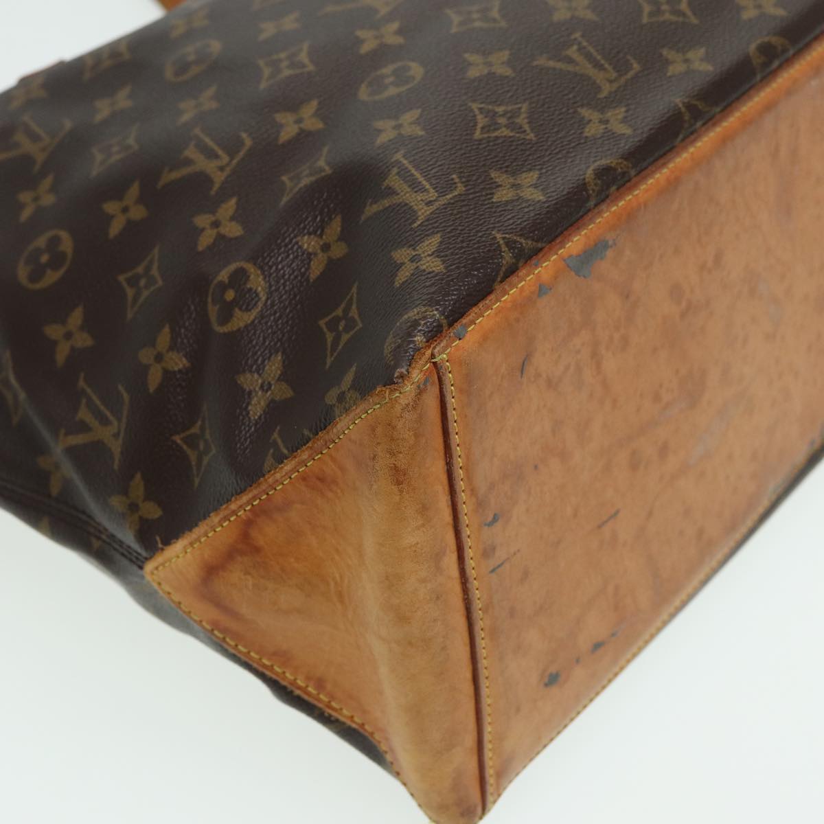 LOUIS VUITTON Monogram Cabas Mezzo Tote Bag M51151 LV 81084