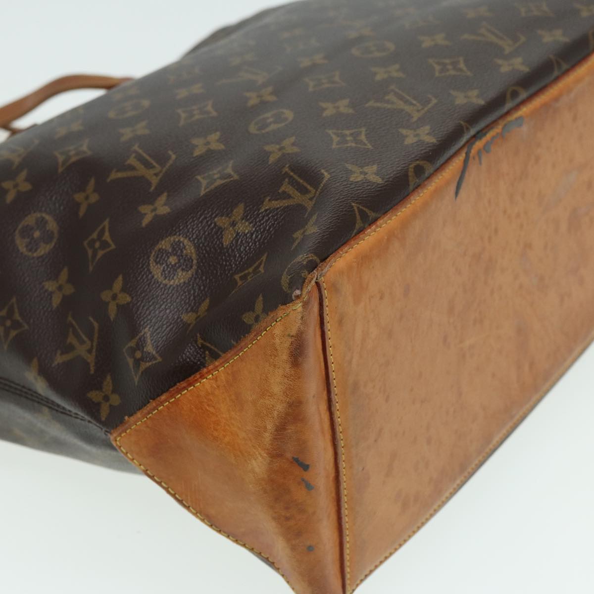 LOUIS VUITTON Monogram Cabas Mezzo Tote Bag M51151 LV 81084