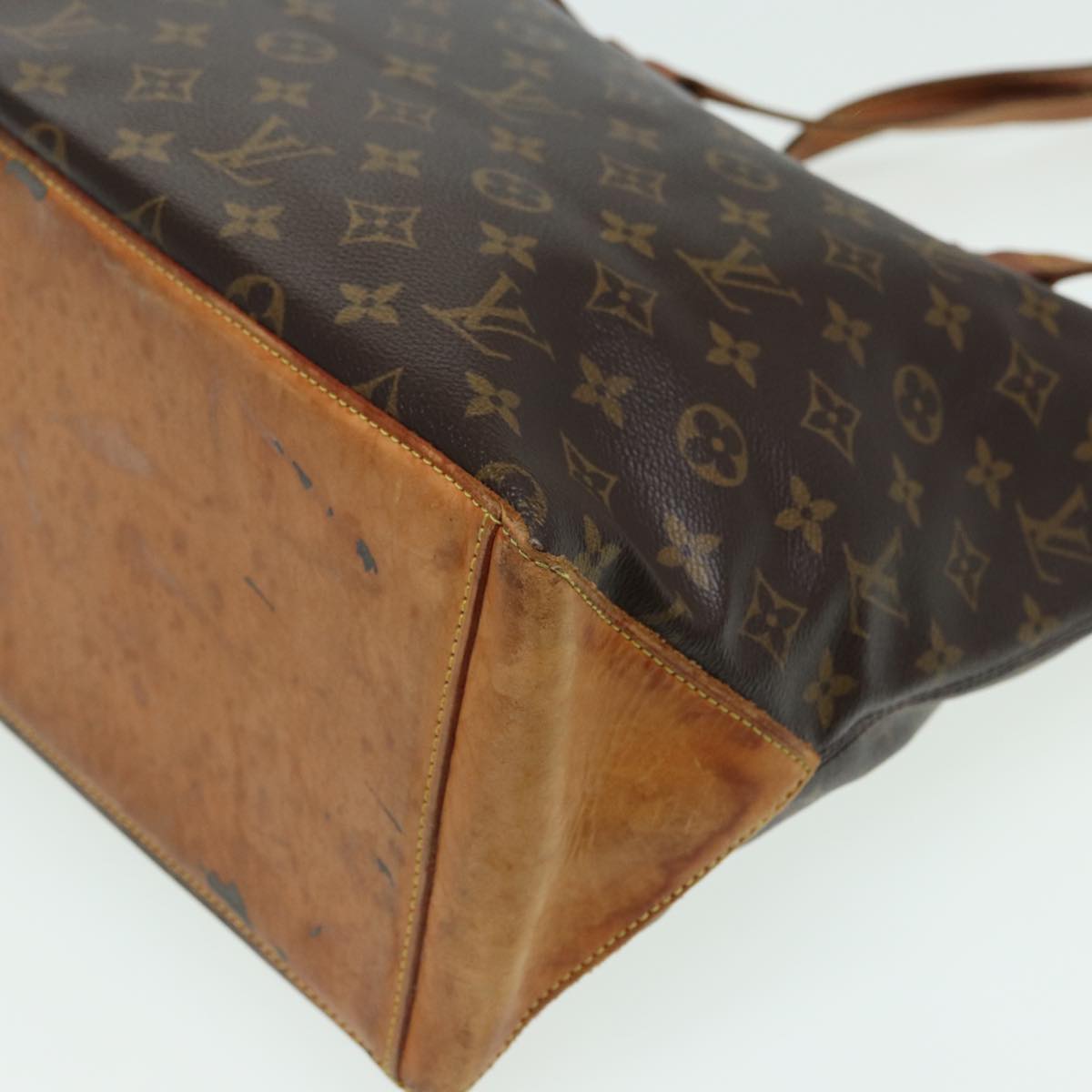 LOUIS VUITTON Monogram Cabas Mezzo Tote Bag M51151 LV 81084