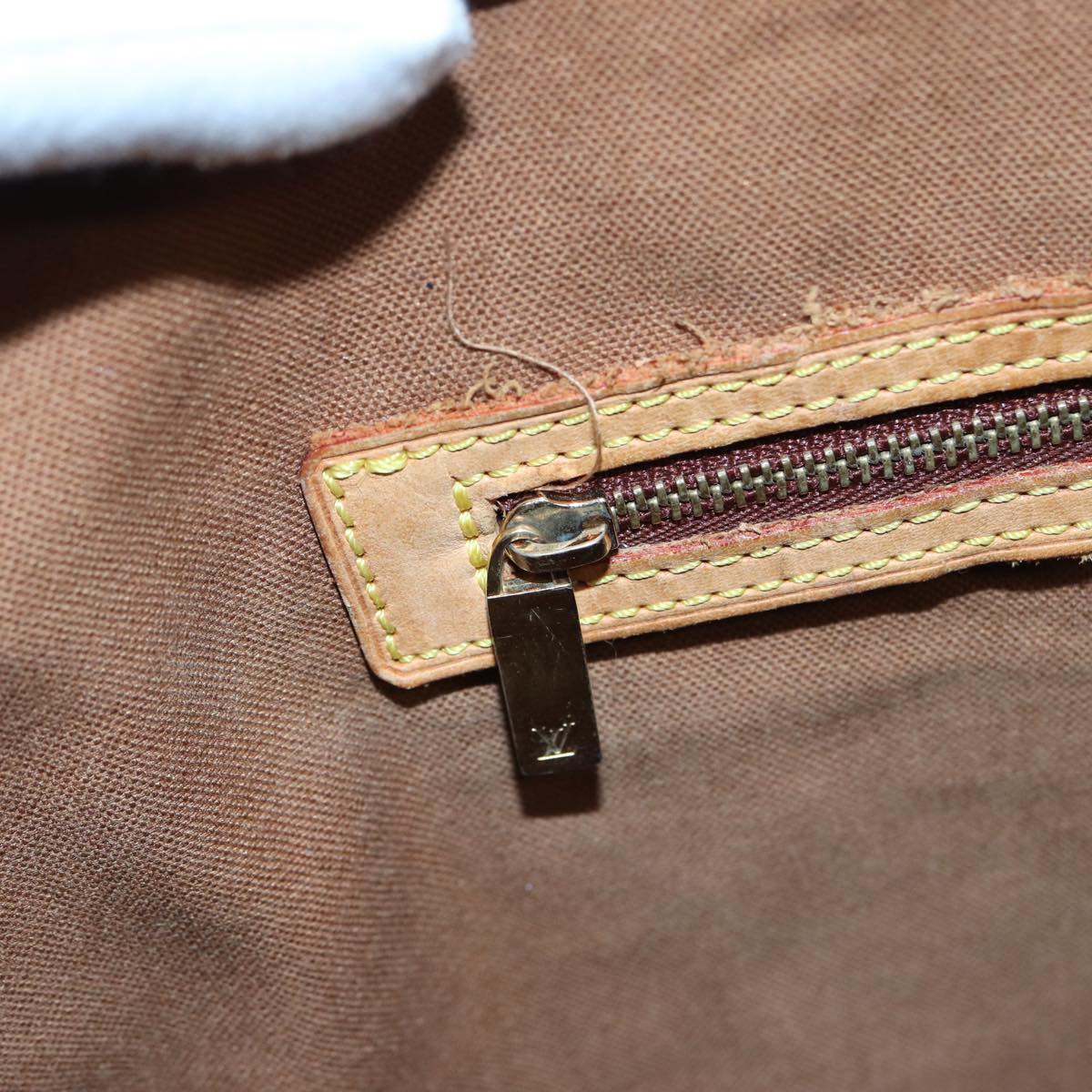 LOUIS VUITTON Monogram Cabas Mezzo Tote Bag M51151 LV 81084