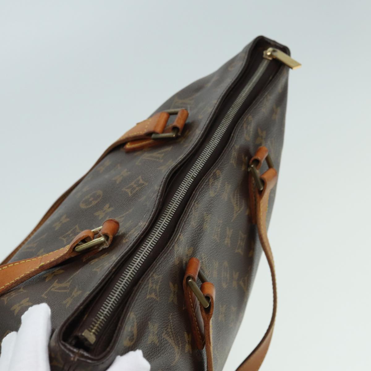 LOUIS VUITTON Monogram Cabas Mezzo Tote Bag M51151 LV 81084