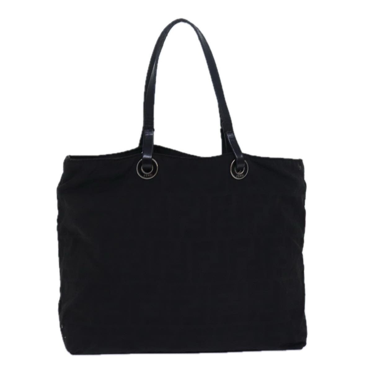 Luxury Fendi Zucca Canvas Hand Bag Black81139