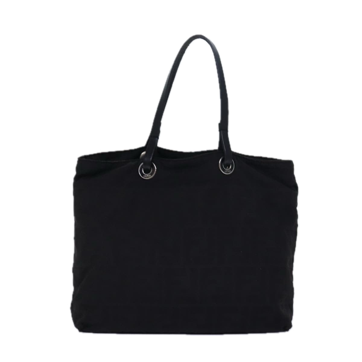Luxury Fendi Zucca Canvas Hand Bag Black81139