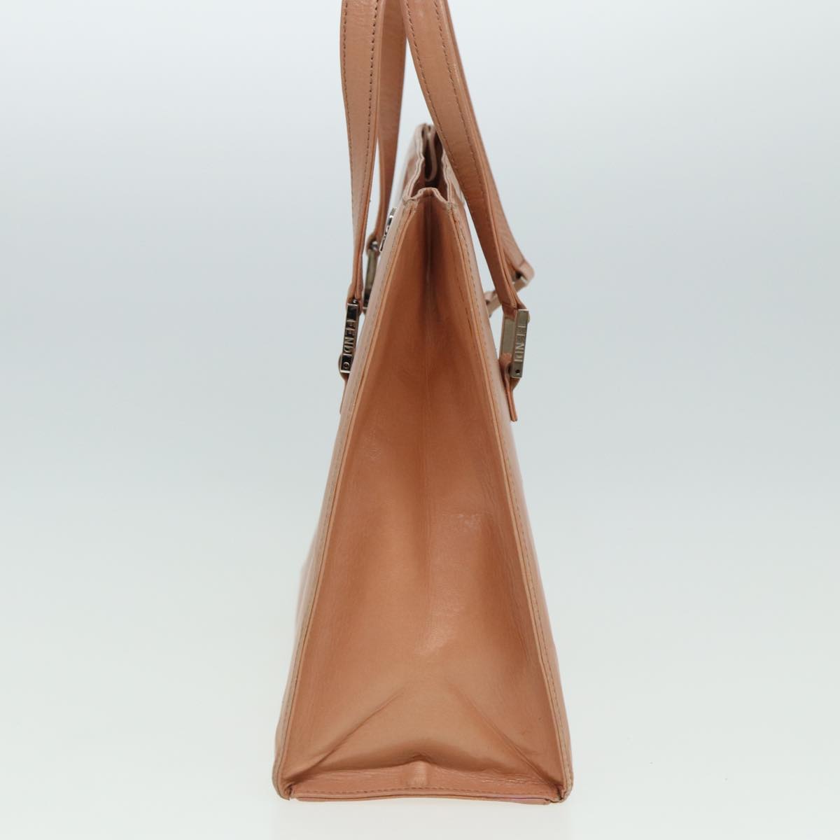 Luxury Fendi Hand Bag Leather Beige81187