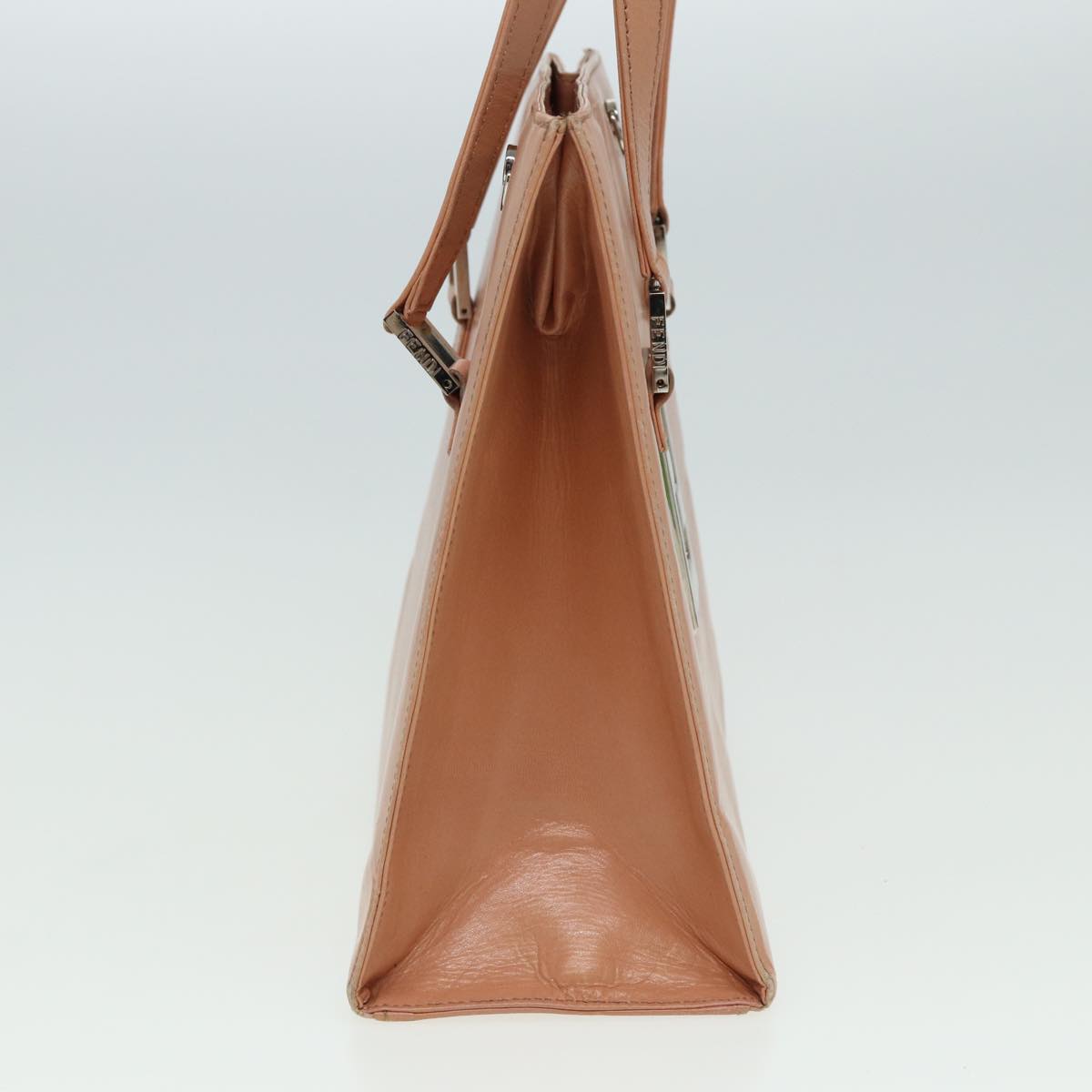 Luxury Fendi Hand Bag Leather Beige81187