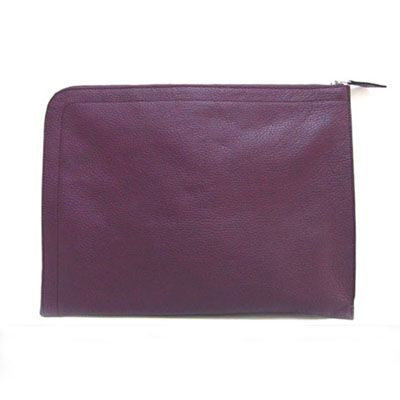 Luxury Hermes Wallet H1131 Ladies Cow Leather Purple