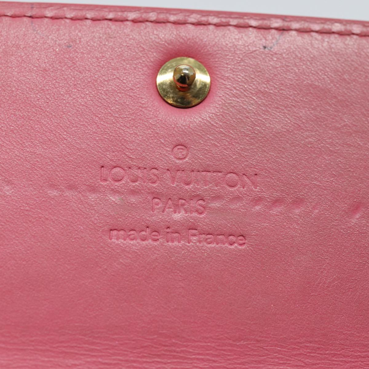LOUIS VUITTON Vernis Portefeiulle Sarah Wallet Fran Boise M9140F LV 81228