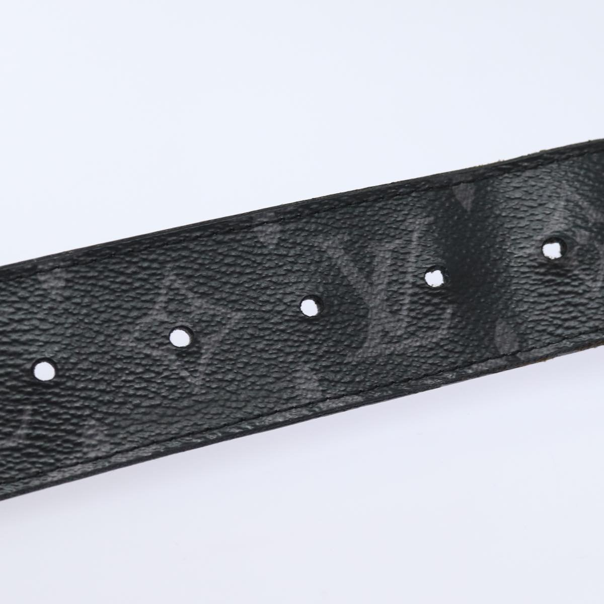LOUIS VUITTON Monogram Eclipse Ceinture Reverso Belt 40.9"" M9044 LV 81229