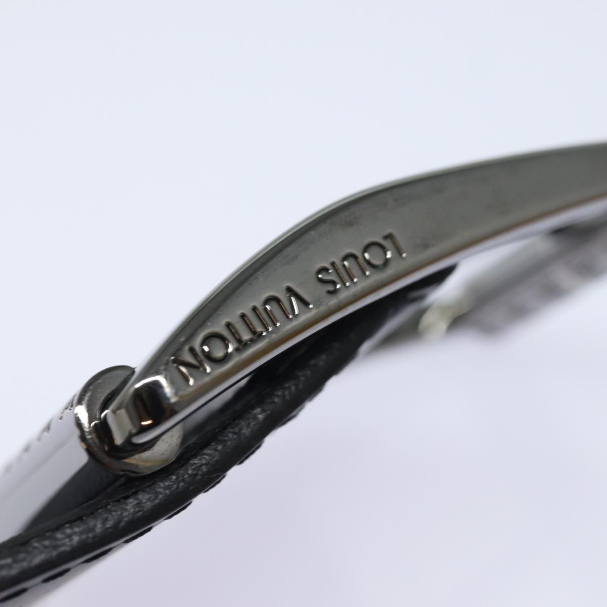 LOUIS VUITTON Monogram Eclipse Ceinture Reverso Belt 40.9"" M9044 LV 81229