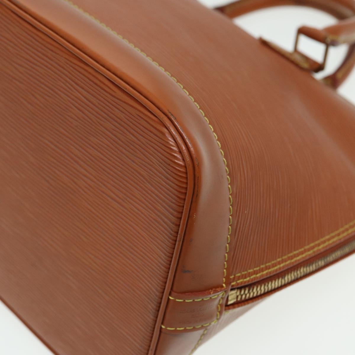 LOUIS VUITTON Epi Alma Hand Bag Zipangu Gold M54148 LV 81261