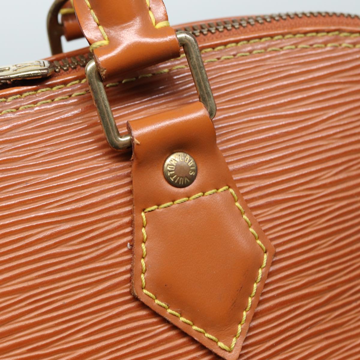 LOUIS VUITTON Epi Alma Hand Bag Zipangu Gold M54148 LV 81261