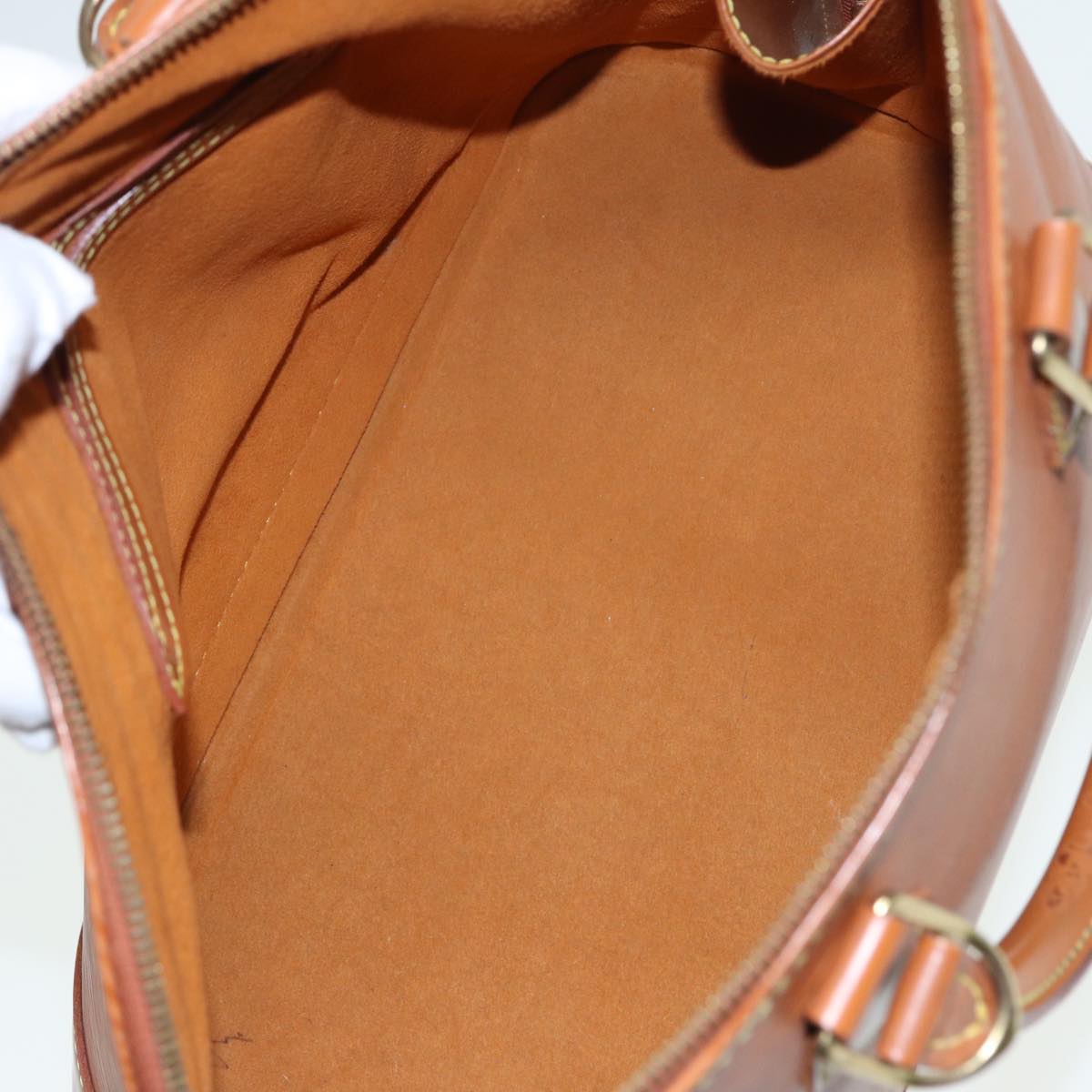 LOUIS VUITTON Epi Alma Hand Bag Zipangu Gold M54148 LV 81261