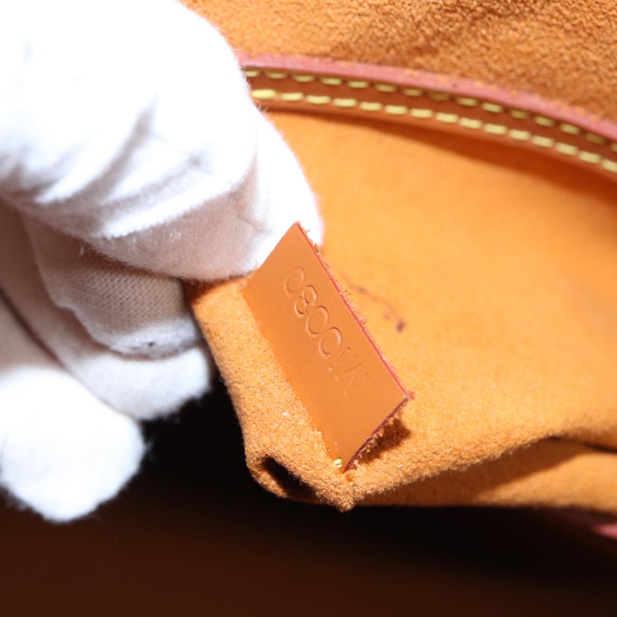 LOUIS VUITTON Epi Alma Hand Bag Zipangu Gold M54148 LV 81261