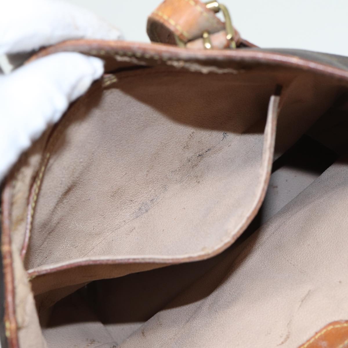 LOUIS VUITTON Monogram Bucket GM Shoulder Bag M42236 LV 81287
