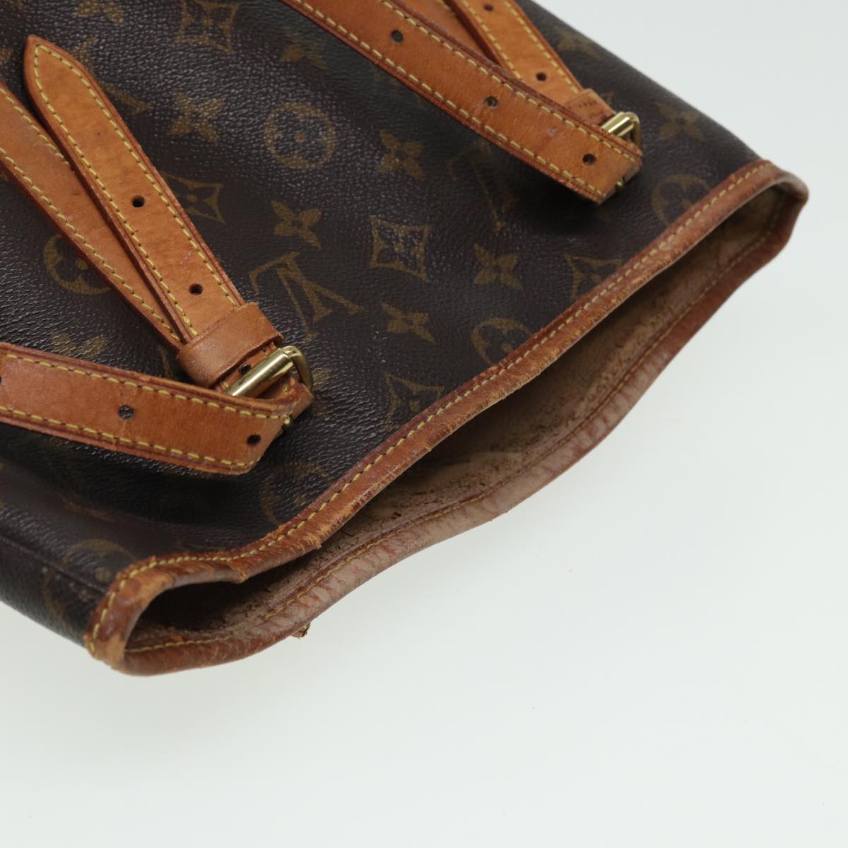 LOUIS VUITTON Monogram Bucket GM Shoulder Bag M42236 LV 81287