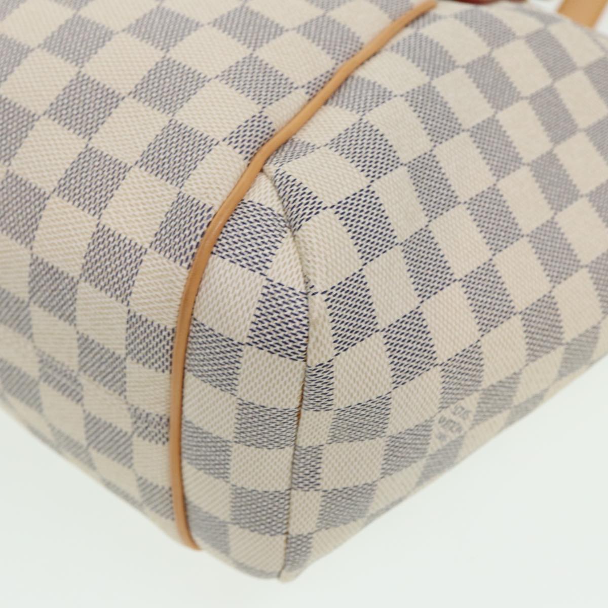 LOUIS VUITTON Damier Azur Totally PM Tote Bag N41280 LV 81309