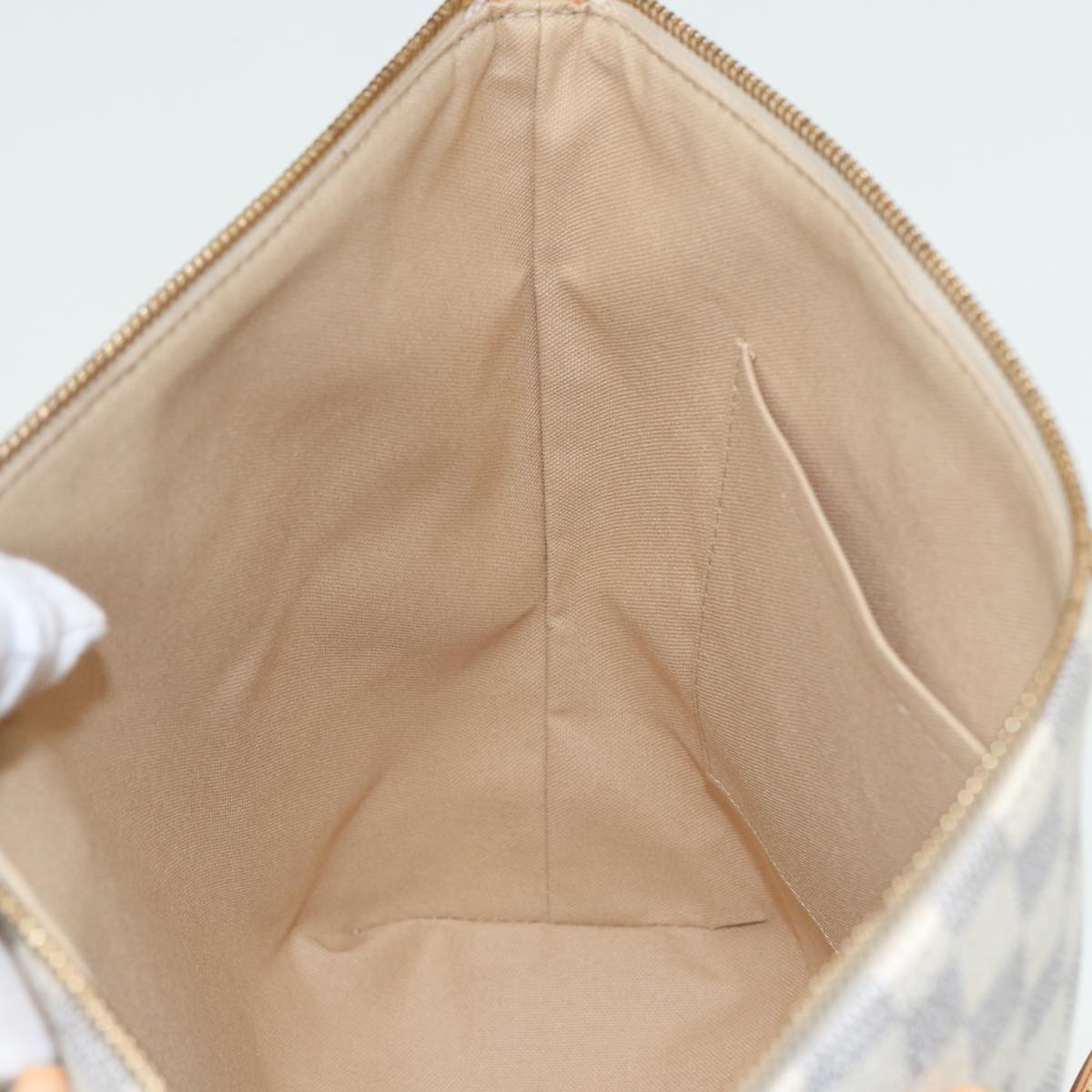 LOUIS VUITTON Damier Azur Totally PM Tote Bag N41280 LV 81309