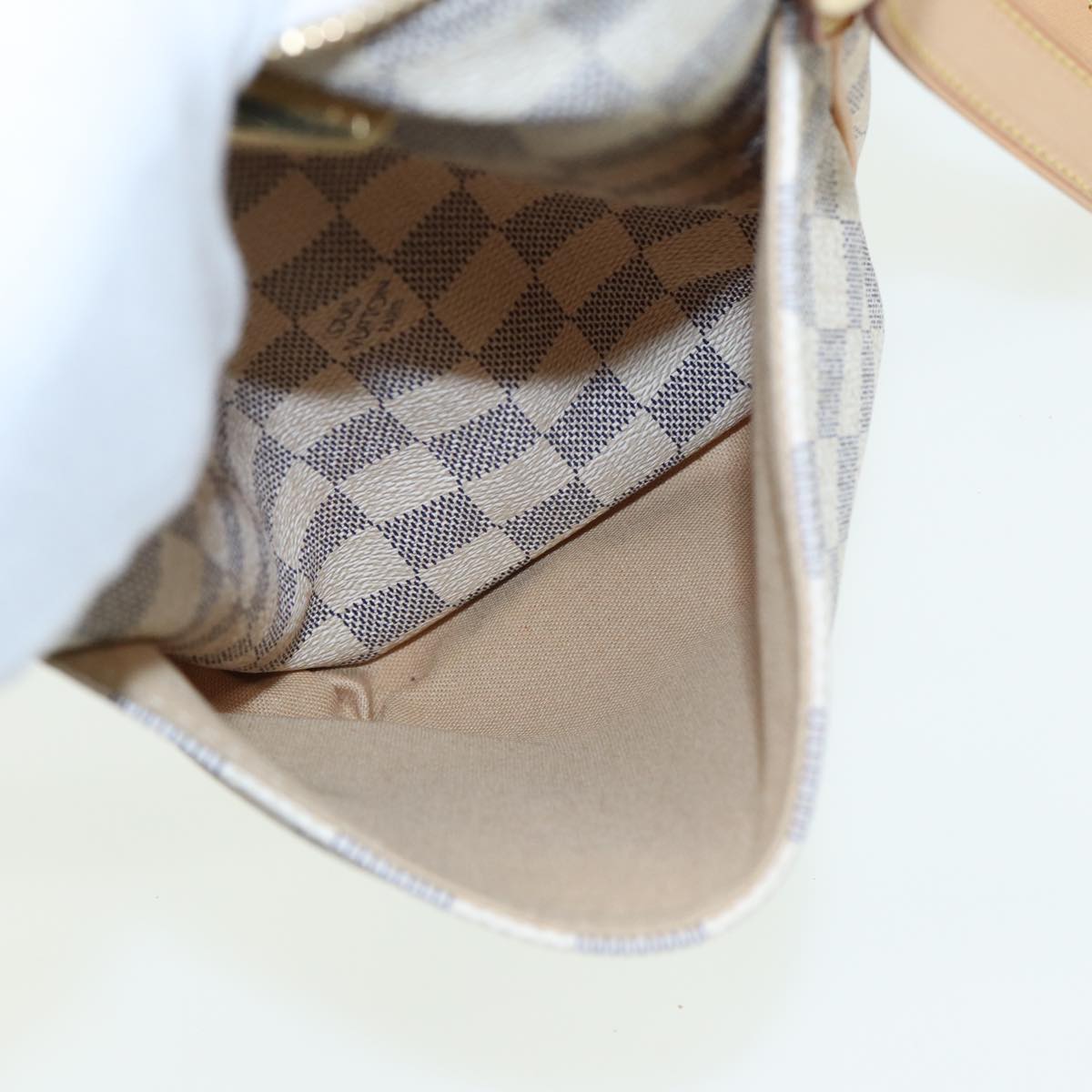 LOUIS VUITTON Damier Azur Totally PM Tote Bag N41280 LV 81309