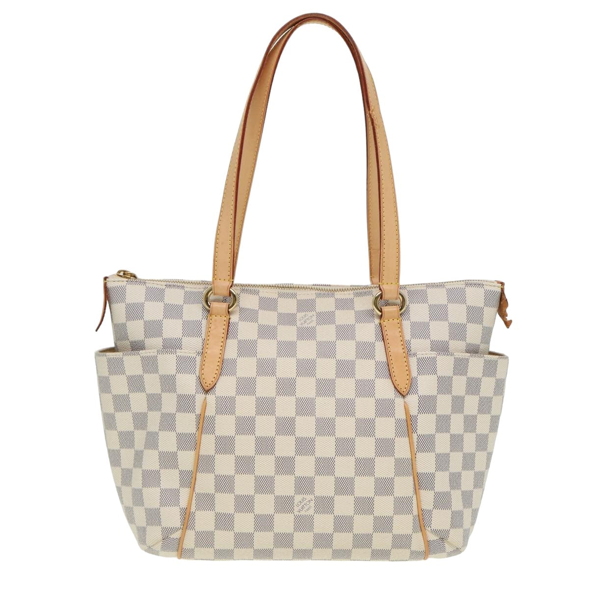LOUIS VUITTON Damier Azur Totally PM Tote Bag N41280 LV 81309