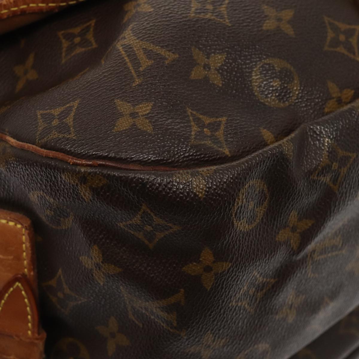 LOUIS VUITTON Monogram Saumur 35 Shoulder Bag M42254 LV 81311