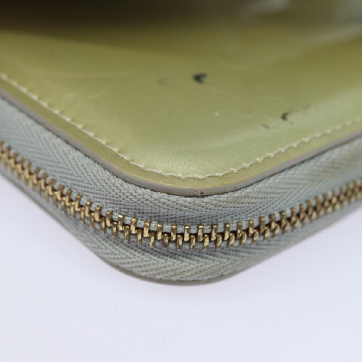 LOUIS VUITTON Monogram Vernis Eldridge Long Wallet Gris M91158 LV 81320