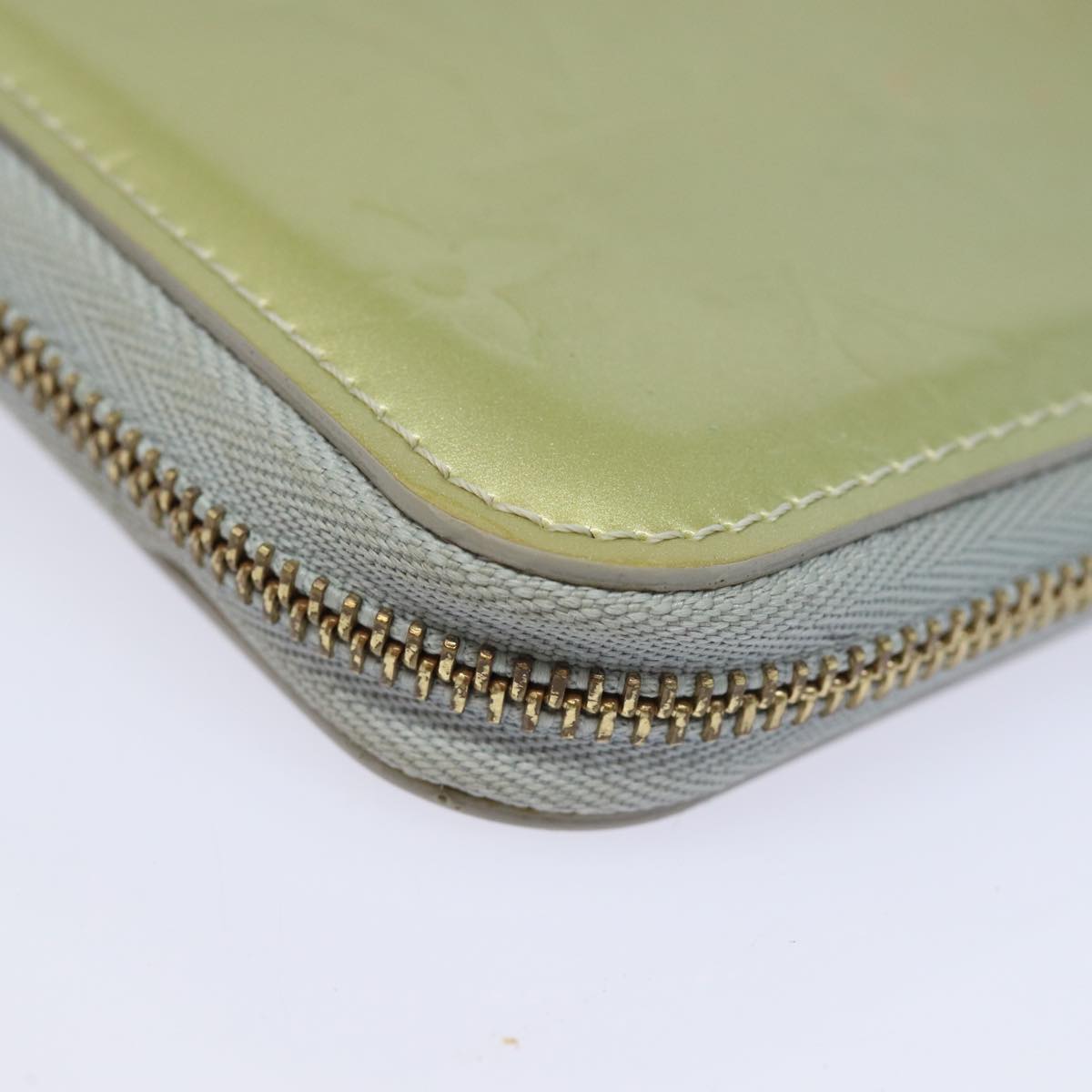 LOUIS VUITTON Monogram Vernis Eldridge Long Wallet Gris M91158 LV 81320