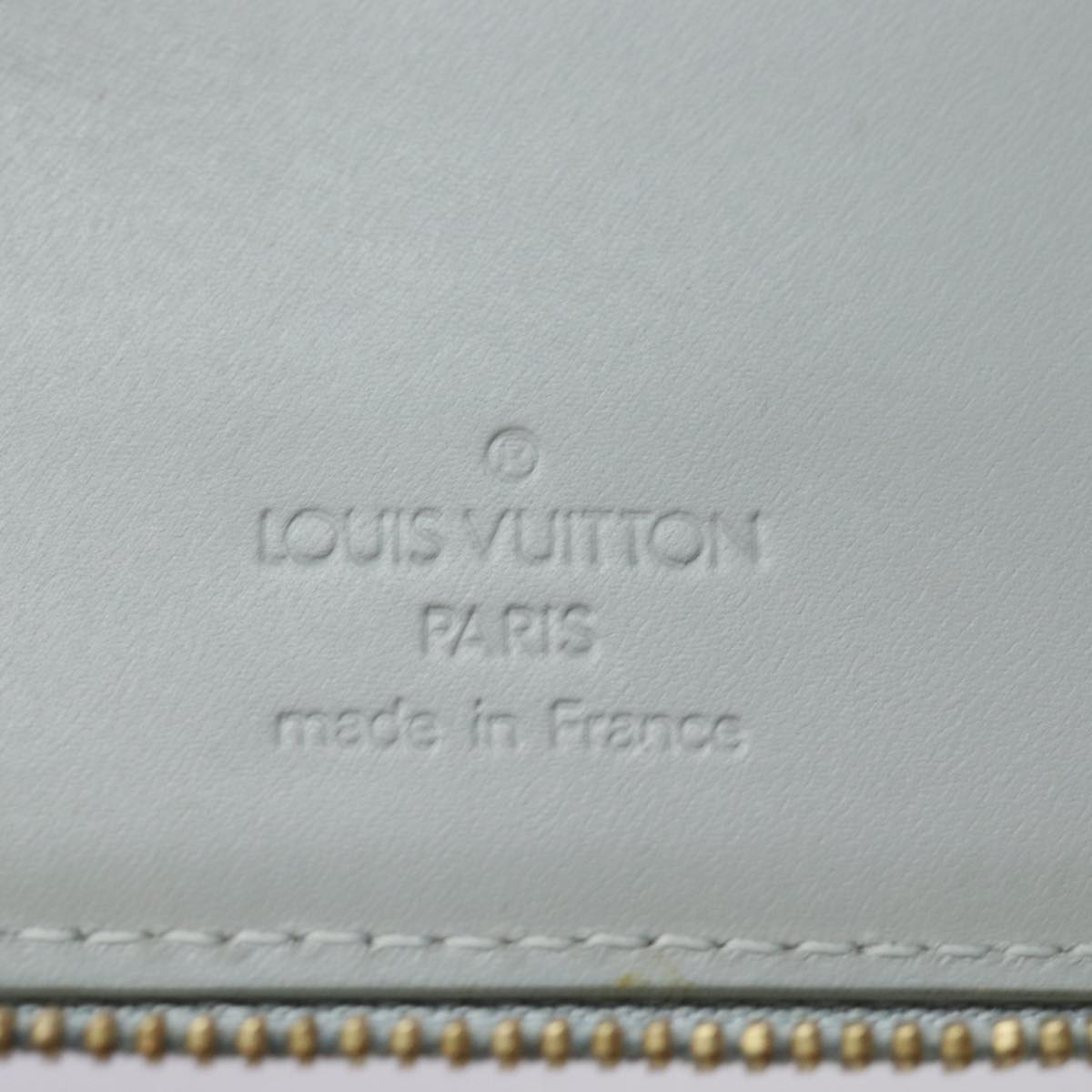LOUIS VUITTON Monogram Vernis Eldridge Long Wallet Gris M91158 LV 81320