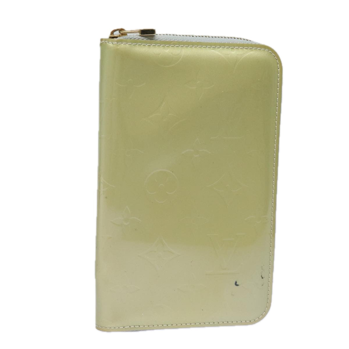 LOUIS VUITTON Monogram Vernis Eldridge Long Wallet Gris M91158 LV 81320