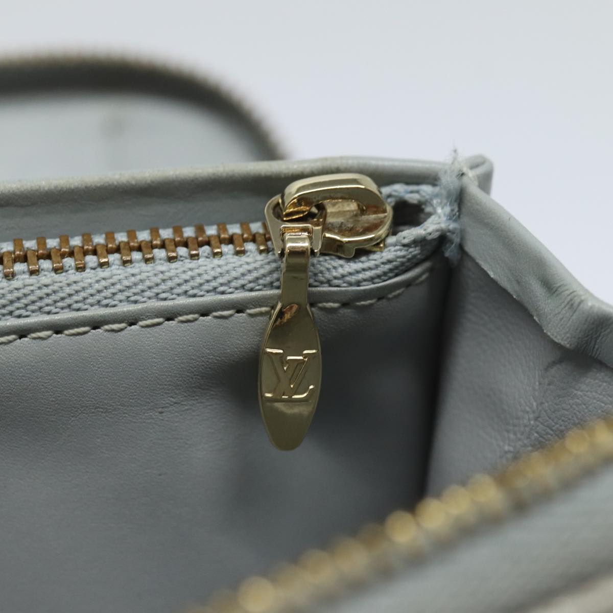 LOUIS VUITTON Monogram Vernis Eldridge Long Wallet Gris M91158 LV 81320