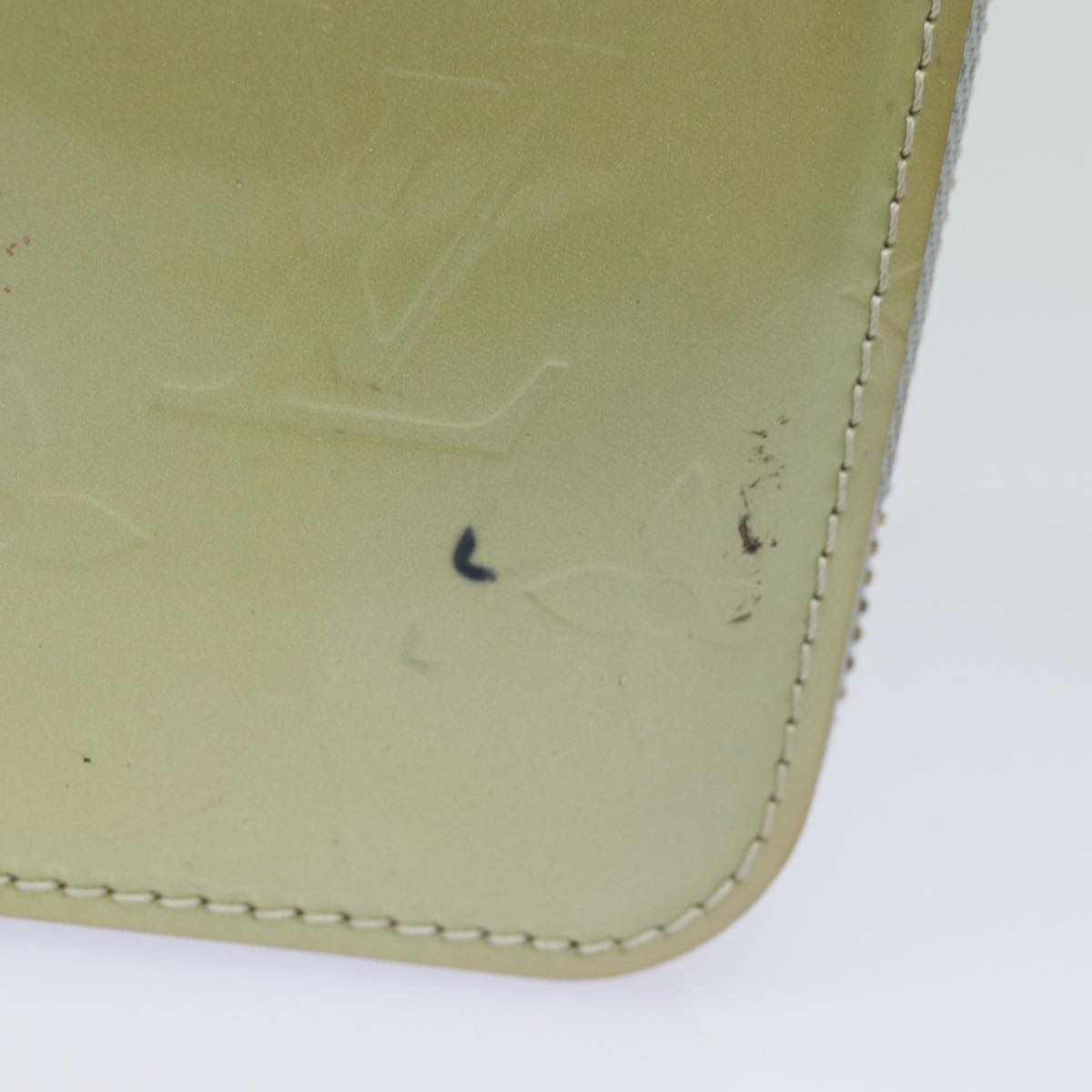LOUIS VUITTON Monogram Vernis Eldridge Long Wallet Gris M91158 LV 81320