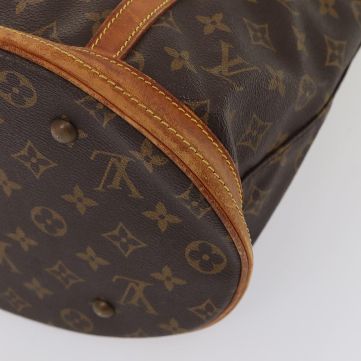 LOUIS VUITTON Monogram Bucket GM Shoulder Bag M42236 LV 81381