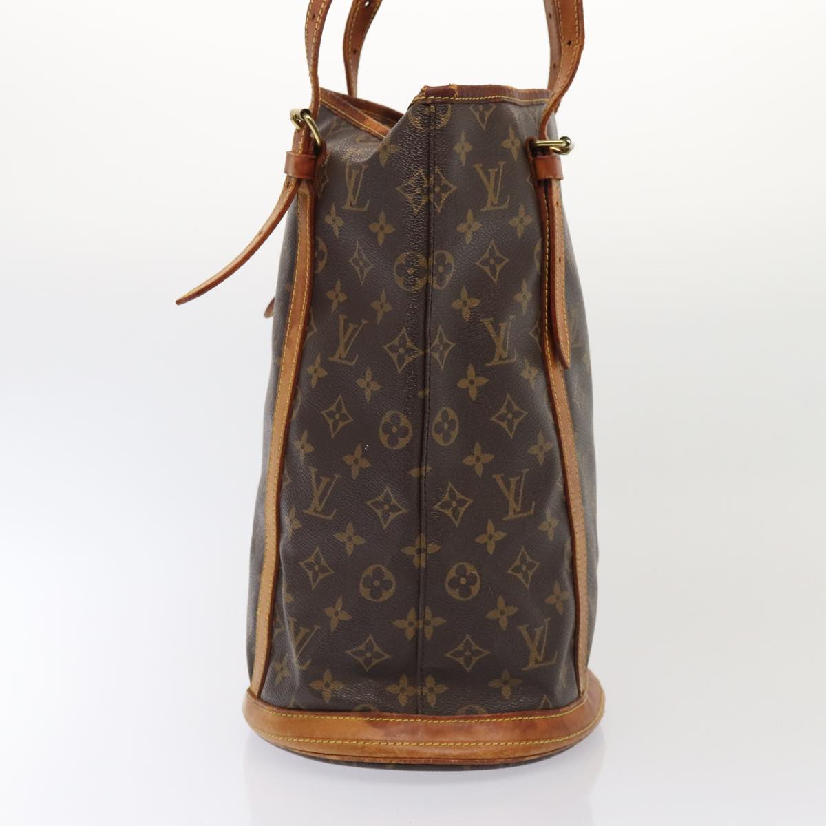LOUIS VUITTON Monogram Bucket GM Shoulder Bag M42236 LV 81381