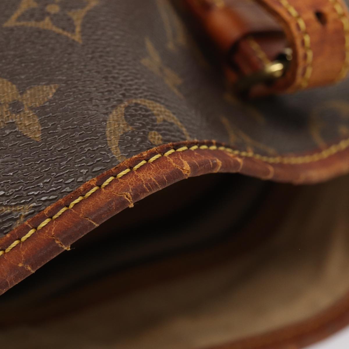 LOUIS VUITTON Monogram Bucket GM Shoulder Bag M42236 LV 81381