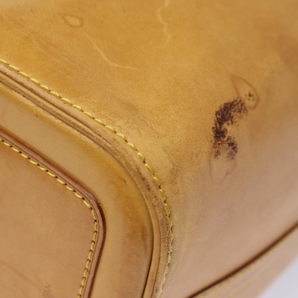 LOUIS VUITTON Nomad leather Speedy 30 Hand Bag Beige M85392 LV 81391