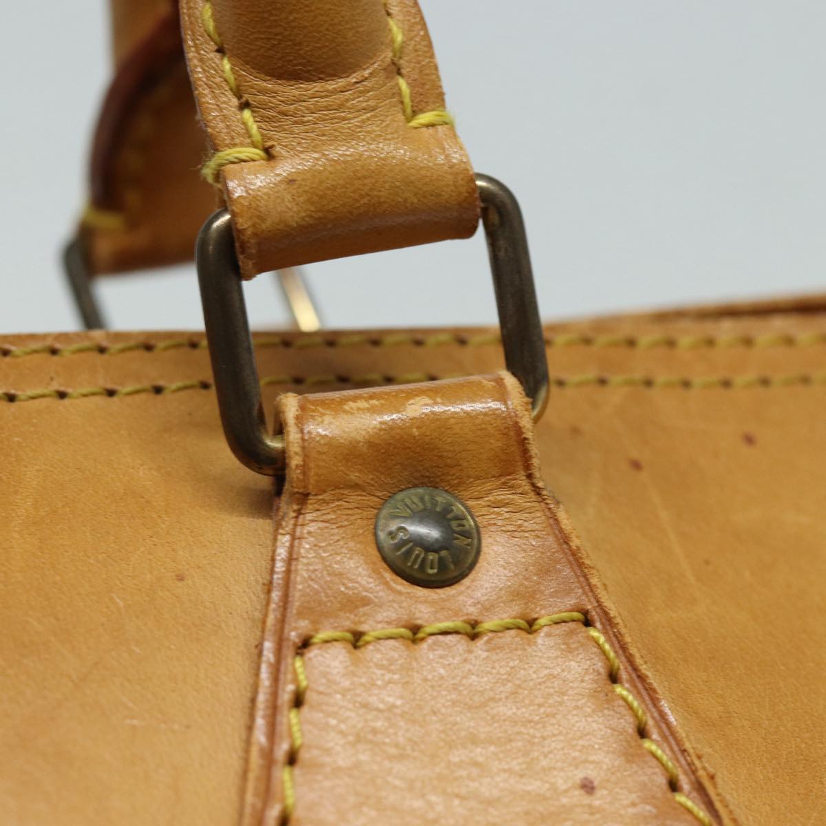 LOUIS VUITTON Nomad leather Speedy 30 Hand Bag Beige M85392 LV 81391
