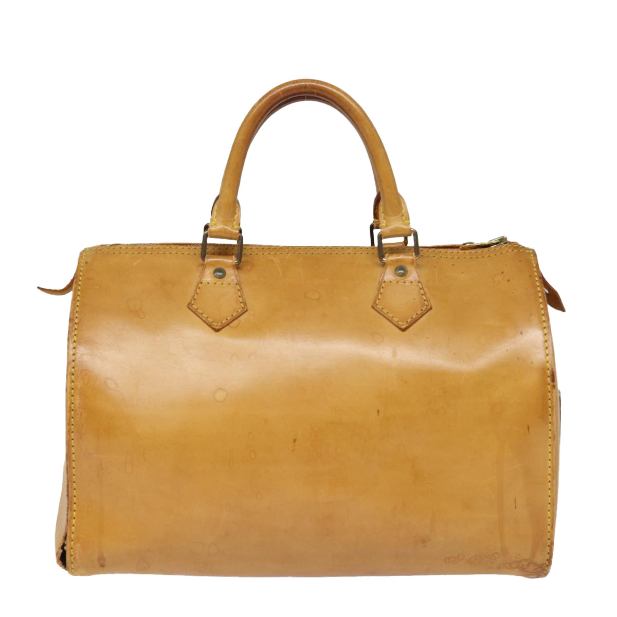LOUIS VUITTON Nomad leather Speedy 30 Hand Bag Beige M85392 LV 81391