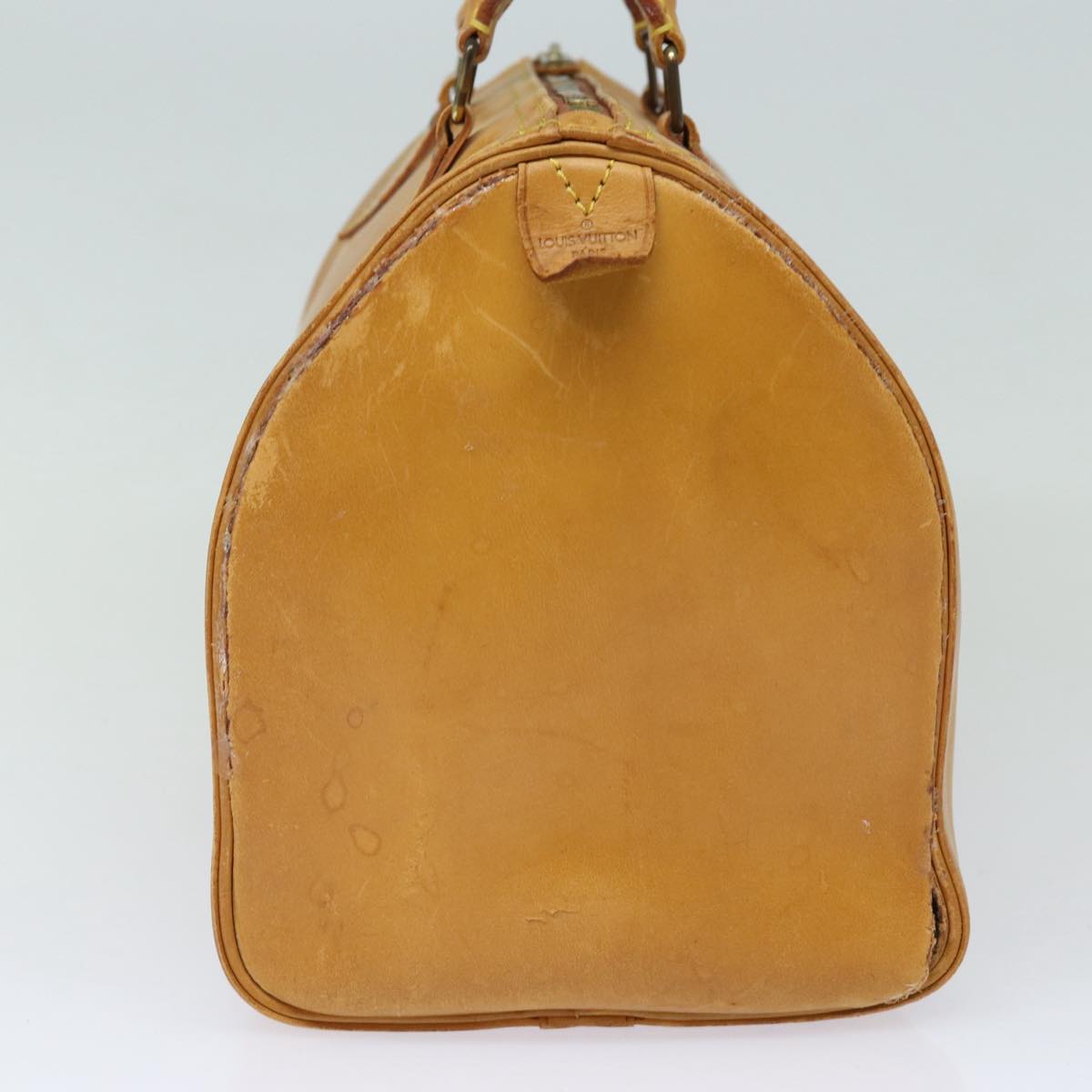 LOUIS VUITTON Nomad leather Speedy 30 Hand Bag Beige M85392 LV 81391